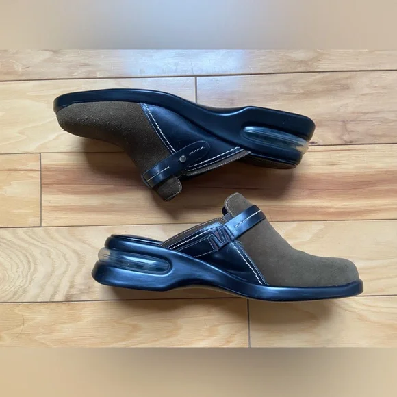 Cole Haan Air Slip On Suede Mule Women's Size 6 B D11818 Green Clogs - Picture 4 of 7